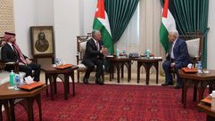 الأردن  اجتماع النقب  عباس  ملك الأردن  عبد الله الثاني - وكالة بترا