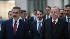 هاكان فيدان وأردوغان- الرئاسة التركية