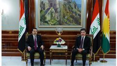العراق رئيس الوزراء السوداني في اقليم كردستان مع نيجرفان بارازاني- وكالة الانباء العراقية واع