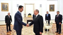 بشار الأسد في موسكو (الأناضول)