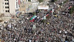 مظاهرات اليمن نصرة لغزة.. الأناضول