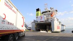 تركيا حركت أول سفينة تحمل مساعدات إلى غزة لترسو في العريش- الأناضول