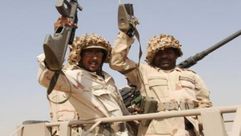 جنود سعوديون في جيزان عند الدود مع اليمن (أرشيفية) - ا ف ب