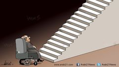 كرسي بوتفليقة الجزائر كاريكاتير