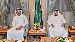 السعودية  قطر تميم بن حمد آل ثاني الملك عبد الله بن عبد العزيز