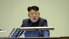 صورة من وكالة الانباء الكورية الشمالية بتاريخ 25 شباط/فبراير 2014 للزعيم الكوري الشمالي كيم جونغ اون