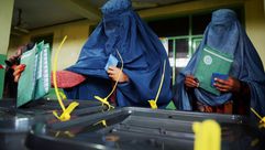 مشاركة نسائية بالانتخابات الرئاسية بأفغانستان - أ ف ب
