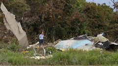 موقع تحطم طائرة في جبال فنزويلا في 2005
