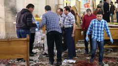 تفجير كنيسة طنطا  مصر - أ ف ب