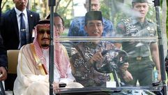 الملك سلمان في إندونيسيا- أ ف ب