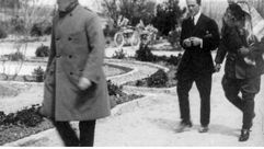 تشرشل ولورنس والملك عبد الله في القدس عام 1921
