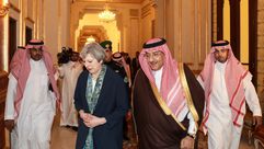 تيريزا ماي في السعودية- بريطانيا والسعودية- جيتي