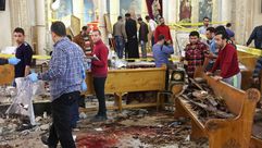 تفجير كنيسة مصر الاسكندرية - جيتي