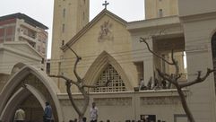 تفجير كنيسة مصر  أ ف ب
