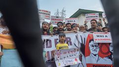 الهند احتجاجات على اغتصاب فتاة مسلمة جيتي