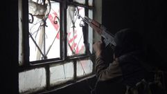 عنصر من تنظيم الدولة في مخيم اليرموك- وكالة أعماق