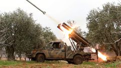 هيئة تحرير الشام تطلق صواريخ في إدلب - جيتي
