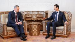 الاسد يلتقي  نائب رئيس الوزراء الروسي، يوري بوريسوف- سانا