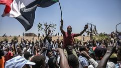 الشارع السوداني يرفض استمرار حكم المجلس العسكري- جيتي