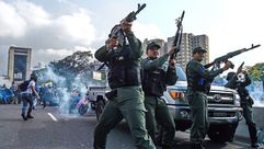 فنزويلا    الجيش الفنزويلي   محاولة انقلاب ضد مادورو   جيتي