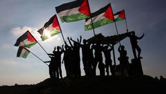 فلسطين علم فلسطين- جيتي
