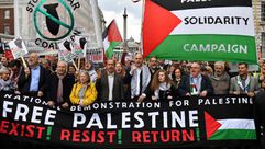التضامن مع فلسطين في بريطانيا- فيسبوك