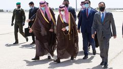 الوفد السعودي إلى الأردن لقصة باسم عوض الله- حساب السفير السعودي عبر تويتر