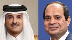 أمير قطر تميم السيسي - الرئاسة المصرية على فيسبوك