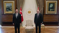 أردوغان ووزير خارجية اليونان ديندياس- الرئاسة التركية