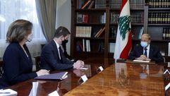 لبنان عون يستقبل وكيل وزارة الخارجية الامريكي ديفيد هيل الوكالة الوطنية للاعلام NNA