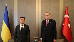 أردوغان والرئيس الأوكراني- الأناضول