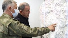 وزير الدفاع التركي على الحدود مع العراق- وزارة الدفاع