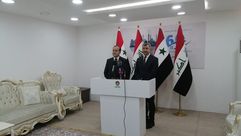 العراق    سوريا    وزير النفط العراقي  إحسان عبدالجبار    وزير النفط السوري  بسام طعمة   واع