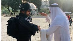 مسن فلسطيني شرطي إسرائيلي