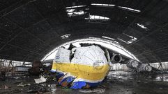 حطام أكبر طائرة أوكرانيا روسيا 4 - الأناضول