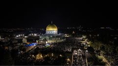 المسجد الأقصى ليلة القدر- الأناضول