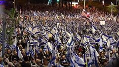 اسرائيل مظاهرة ضد الاصلاح القضائي وحكومة نتنياهو