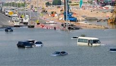 فيضانات دبي _ إكس