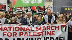 مظاهرة لندن دعما لفلسطين اليوم السبت 27 نيسان 2024