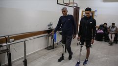 مبتورو الأطراف غزة  -  الاناضول