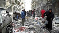 قصف جوي على حلب - المرصد السوري