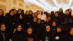 نساء سعوديات مع الملك عبدالله - (أرشيفية) ا ف ب