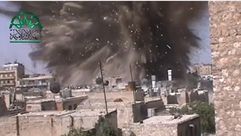 حلب القديمة  - سورية- تفجير  نفق - سوق الزهراوي - الجبهة الإسلامية 31-5-2014
