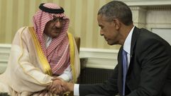 لقاء أوباما والأمير محمد بن نايف في البيت الأبيض - أ ف ب