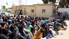 مهاجرون غير شرعيين في ليبيا ـ أ ف ب