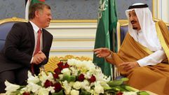 ملك السعودية والأردن- ا ف ب