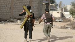 سوريا داريا معارضة مقاتل ثوار الاناضول