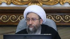 رئيس السلطة القضائية الايرانية صادق آملي لاريجاني فارس