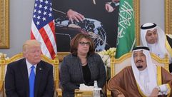 ترامب - زيارة السعودية - الملك سلمان -  أ ف ب