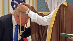 تقليد ترامب أرفع وسام في السعودية- أ ف ب